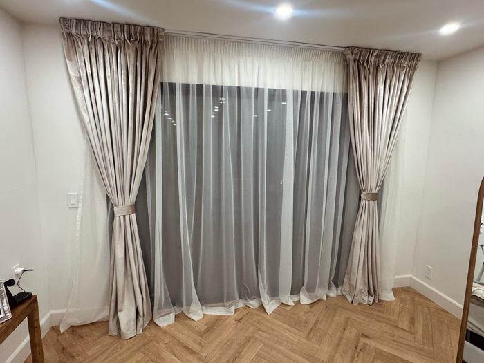 Bedroom drapery