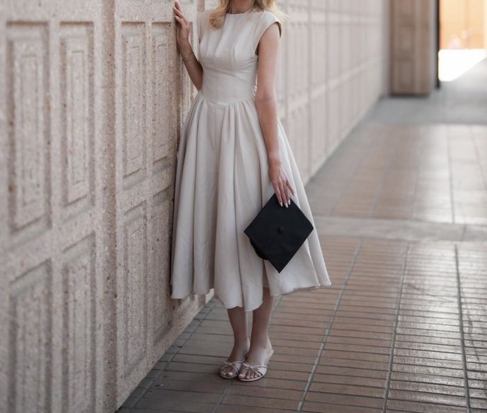 Tailored dress detail